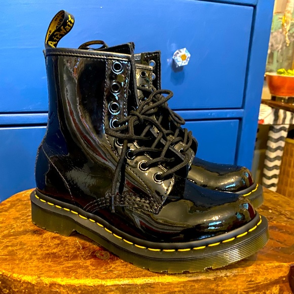 Dr. Martens Patent Leather Boots - Picture 2 of 8